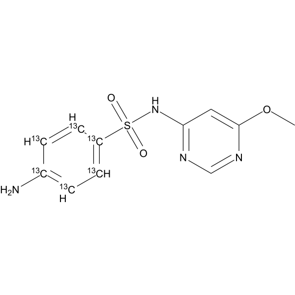 Sulfamonomethoxine-13C6 1416768-32-5